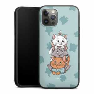 DeinDesign Handyhülle "Disney Aristocats Katze Aristocats Triplets", Apple iPhone 12 Pro Max Silikon Hülle Premium Case Handy Schutzhülle