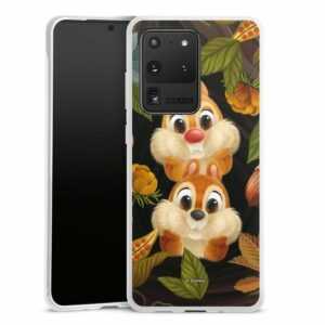 DeinDesign Handyhülle "Disney Chip und Chap Offizielles Lizenzprodukt Chip and Chap", Samsung Galaxy S20 Ultra 5G Silikon Hülle Bumper Case Smartphone Cover