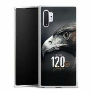 DeinDesign Handyhülle "Eintracht Frankfurt Offizielles Lizenzprodukt 120 Jahre", Samsung Galaxy Note 10 Plus Silikon Hülle Bumper Case Smartphone Cover