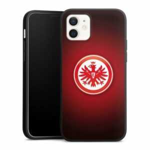 DeinDesign Handyhülle "Eintracht Frankfurt Offizielles Lizenzprodukt Wappen", Apple iPhone 12 Silikon Hülle Premium Case Handy Schutzhülle