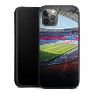 DeinDesign Handyhülle "FC Bayern München FCB Stadion Stadion FC Bayern - Color", Apple iPhone 12 Pro Max Silikon Hülle Premium Case Handy Schutzhülle
