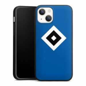 DeinDesign Handyhülle "Hamburger SV Logo HSV HSV Blau", Apple iPhone 13 Mini Silikon Hülle Premium Case Handy Schutzhülle