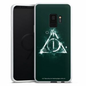DeinDesign Handyhülle "Harry Potter Heiligtümer des Todes Offizielles Lizenzprodukt", Samsung Galaxy S9 Silikon Hülle Bumper Case Handy Schutzhülle
