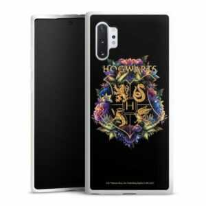 DeinDesign Handyhülle "Harry Potter Hogwarts Wappen Hogwarts Emblem", Samsung Galaxy Note 10 Plus 5G Silikon Hülle Bumper Case