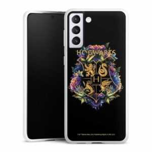 DeinDesign Handyhülle "Harry Potter Hogwarts Wappen Hogwarts Emblem", Samsung Galaxy S21 Plus 5G Silikon Hülle Bumper Case Handy Schutzhülle