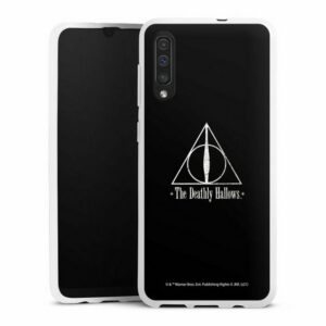 DeinDesign Handyhülle "Heiligtümer des Todes Zauberei & Magie Harry Potter", Samsung Galaxy A50 Silikon Hülle Bumper Case Handy Schutzhülle