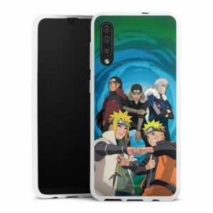 DeinDesign Handyhülle "Hokage Naruto Shippuden Offizielles Lizenzprodukt 4 Hokagen Group", Samsung Galaxy A30s Silikon Hülle Bumper Case Handy Schutzhülle