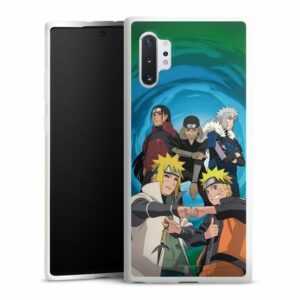 DeinDesign Handyhülle "Hokage Naruto Shippuden Offizielles Lizenzprodukt 4 Hokagen Group", Samsung Galaxy Note 10 Plus 5G Silikon Hülle Bumper Case