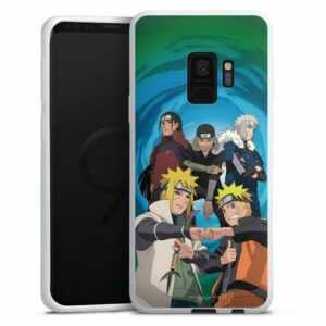 DeinDesign Handyhülle "Hokage Naruto Shippuden Offizielles Lizenzprodukt 4 Hokagen Group", Samsung Galaxy S9 Silikon Hülle Bumper Case Handy Schutzhülle