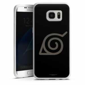 DeinDesign Handyhülle "Konoha Logo Naruto Shippuden Konoha", Samsung Galaxy S7 Edge Silikon Hülle Bumper Case Handy Schutzhülle