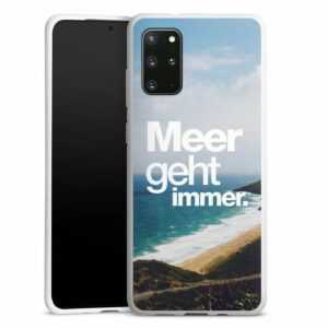 DeinDesign Handyhülle "Meer Urlaub Sommer Meer geht immer", Samsung Galaxy S20 Plus 5G Silikon Hülle Bumper Case Handy Schutzhülle