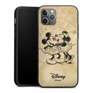 DeinDesign Handyhülle "Mickey Mouse Minnie Mouse Vintage Minnie&Mickey", Apple iPhone 12 Pro Silikon Hülle Premium Case Handy Schutzhülle