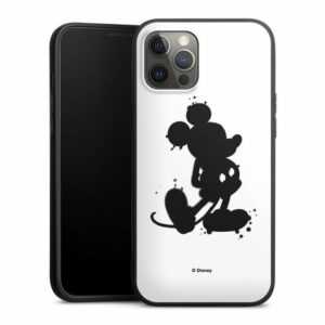 DeinDesign Handyhülle "Mickey Mouse Offizielles Lizenzprodukt Disney Mickey Mouse - Splash", Apple iPhone 12 Pro Max Silikon Hülle Premium Case Handy Schutzhülle