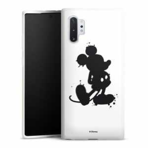 DeinDesign Handyhülle "Mickey Mouse Offizielles Lizenzprodukt Disney Mickey Mouse - Splash", Samsung Galaxy Note 10 Plus Silikon Hülle Bumper Case Smartphone Cover