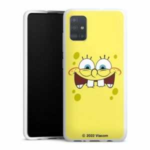 DeinDesign Handyhülle "Spongebob Schwammkopf Offizielles Lizenzprodukt Kindheit", Samsung Galaxy A51 Silikon Hülle Bumper Case Handy Schutzhülle