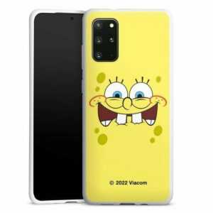 DeinDesign Handyhülle "Spongebob Schwammkopf Offizielles Lizenzprodukt Kindheit", Samsung Galaxy S20 Plus Silikon Hülle Bumper Case Handy Schutzhülle