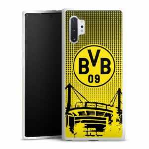 DeinDesign Handyhülle "Stadion BVB Borussia Dortmund BVB Dots", Samsung Galaxy Note 10 Plus Silikon Hülle Bumper Case Smartphone Cover