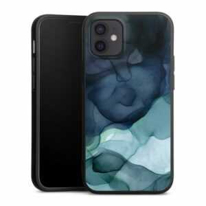 DeinDesign Handyhülle "Wasserfarbe Textur Muster Liquid Art Twilight Mood", Apple iPhone 12 mini Silikon Hülle Premium Case Handy Schutzhülle
