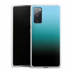 DeinDesign Handyhülle "zweifarbig Farbverlauf schwarz Modern Darkness", Samsung Galaxy S20 FE 5G Silikon Hülle Bumper Case Handy Schutzhülle