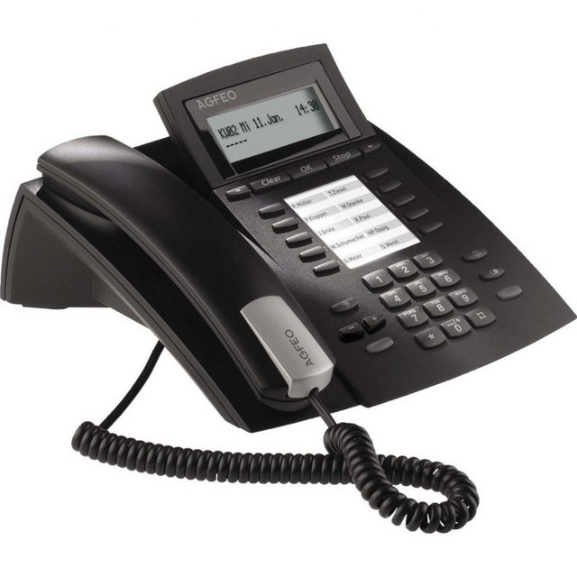 Agfeo ST 22 – Telefon – schwarz Kabelgebundenes Telefon