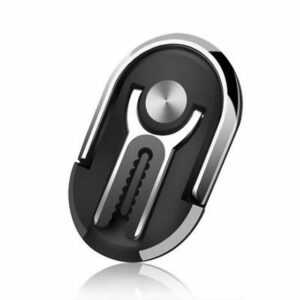 K-S-Trade Smartphone-Halterung, (3in1 Smartphone-Ring Handy-Ring kompatibel mit Apple iPhone 12 (mini) Fingerhalterung Handyring Tischständer Lüftungsgitter-Halterung Tisch Ständer)
