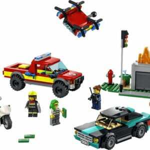 LEGO® Spielbausteine "LEGO® City Löscheinsatz und Verfolgungsjagd 295 Teile 60319"