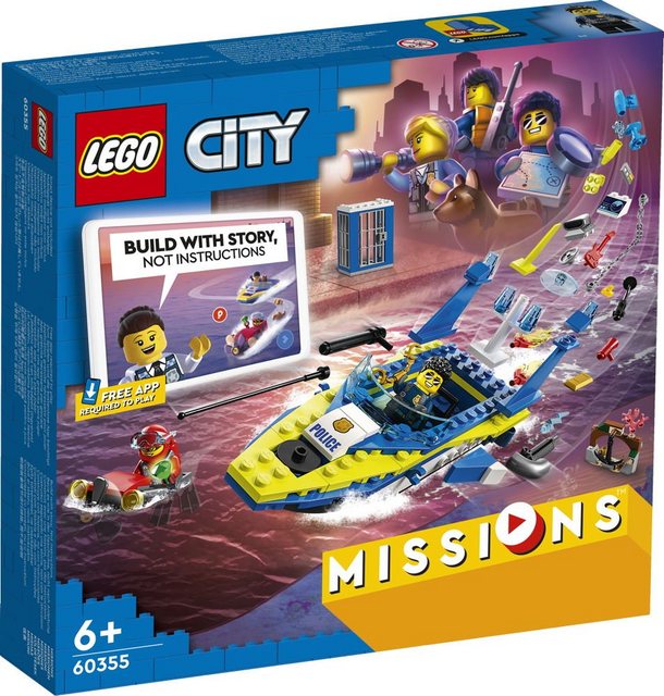 LEGO® Spielbausteine LEGO® City Missions Detektivmissionen der Wasserpolizei 60355