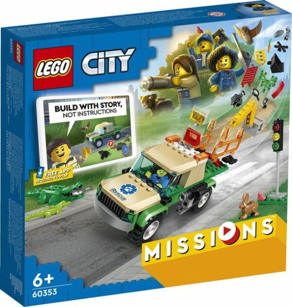 LEGO® Spielbausteine "LEGO® City Missions Tierrettungsmissionen 246 Teile 60353"