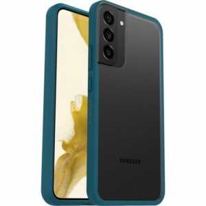 Otterbox Smartphone-Hülle "React Series", [Samsung Galaxy S22 Plus Hülle, Offiziell "Designed for Samsung" zertifiziert, DROP+ (Fallschutz nach Militärnorm MIL-STD-810H 516.8), Wireless-Charging kompatibel, Display- und Kameraschutz durch erhöhten Rand, Einteiliges Galaxy S22 Plus Case] - Pacific Reef (blau / transparent)