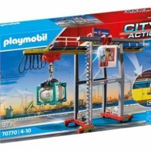 Playmobil® Konstruktions-Spielset "2er Set: 70770 Portalkran mit Containern + 70771 L"