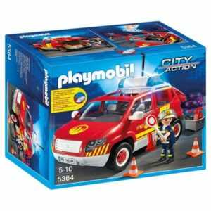 Playmobil® Spielwelt "PLAYMOBIL® 5364 - City Action - Brandmeisterfahrzeug mit Licht und Sound"