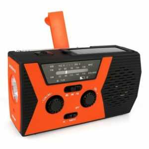 Retekess "HR12W tragbares Notfallradio IPX3 wasserdicht 2000 mAh" UKW-Radio (Tragbares Radio)