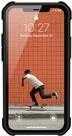 UAG Rugged Case for iPhone 12 Mini 5G [5.4 ] - Metropolis LT Leather Black - Hintere Abdeckung für Mobiltelefon - widerstandsfähig - geschmeidiges italienisches Leder - Leather Armor Black - für Apple iPhone 12 mini