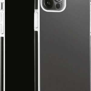 Vivanco Schutzfolie "Vivanco Rock Solid Backcover Apple iPhone 13 Pro Transparent, Schwarz"