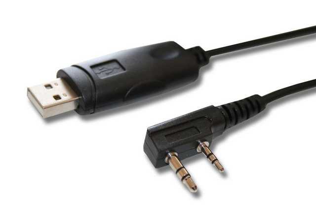 vhbw USB-Kabel, passend für Kenwood TK-3130, TK-3131, TK-3107, TK-3160, TK-3100, TK-3101, TK-308, TK-278G, TK-3102
