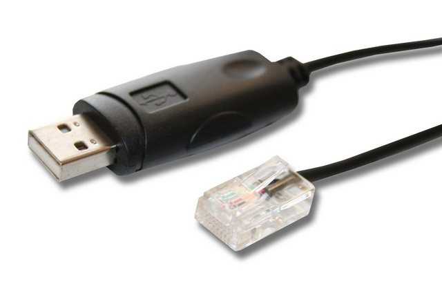 vhbw USB-Kabel, passend für Motorola Desktrac-Serie, EM200, EM400, GM1100, GM1200, GM1280, GM140, GM160, GM2000, GM300