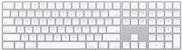 Apple Magic Keyboard mit Ziffernblock - Tastatur - Bluetooth - QWERTY - Kroatisch - Silber - für 10.2 iPad, 10.5 iPad Air, 10.9 iPad Air, iPad mini 5, iPhone 11, 12, 13, SE
