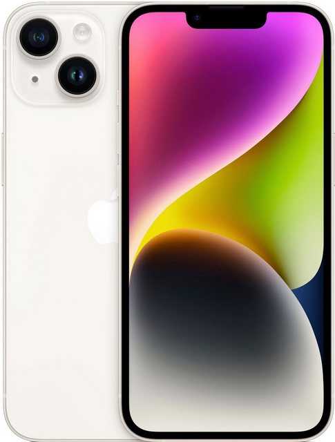 Apple iPhone 14 256GB Smartphone (15,4 cm/6,1 Zoll, 256 GB Speicherplatz, 12 MP Kamera)