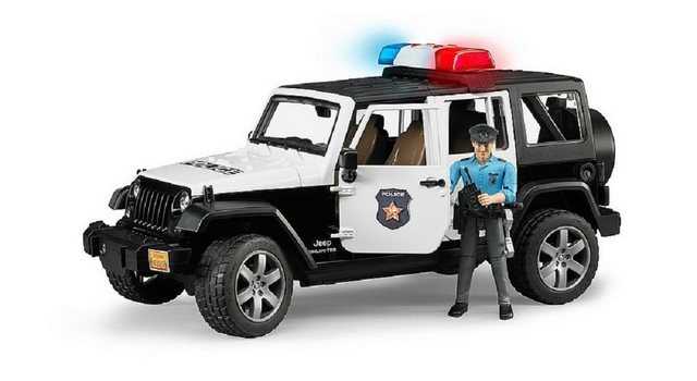 Bruder® Spielzeug-Auto Bruder Jeep Wrangler Polizeifahrzeug mit Polizist 02526