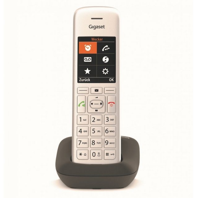 Gigaset CE575 – Telefon – silber/schwarz Schnurloses Mobilteil
