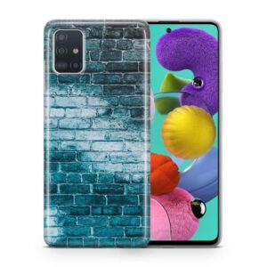 König Design Handyhülle, Schutzhülle für Samsung Galaxy A80 Motiv Handy Hülle Silikon Tasche Case Cover Ziegelwand