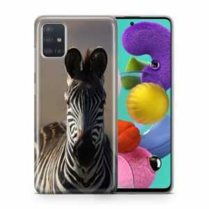 König Design Handyhülle, Schutzhülle für Samsung Galaxy J3 (2017) Motiv Handy Hülle Silikon Tasche Case Cover Zebra
