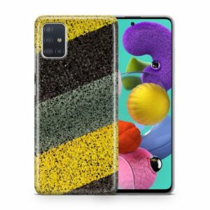 König Design Handyhülle, Schutzhülle für Samsung Galaxy J4 Plus Motiv Handy Hülle Silikon Tasche Case Cover Streifen Abstrakt