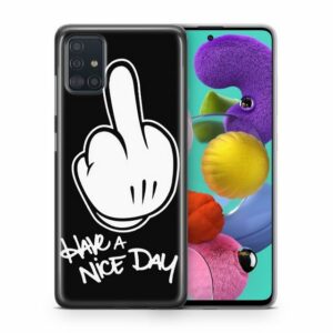 König Design Handyhülle, Schutzhülle für Samsung Galaxy J5 (2017) Motiv Handy Hülle Silikon Tasche Case Cover Have a nice Day