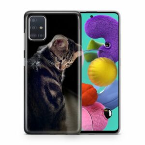 König Design Handyhülle, Schutzhülle für Samsung Galaxy J5 (2017) Motiv Handy Hülle Silikon Tasche Case Cover Junge Katze