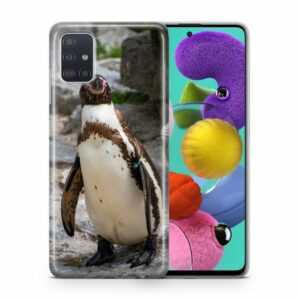 König Design Handyhülle, Schutzhülle für Samsung Galaxy J6 Motiv Handy Hülle Silikon Tasche Case Cover Pinguin