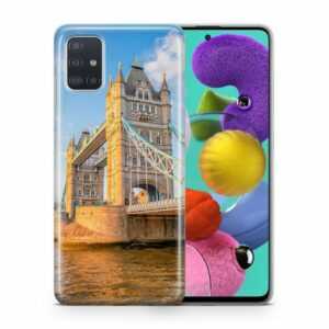 König Design Handyhülle, Schutzhülle für Samsung Galaxy Note 10 Motiv Handy Hülle Silikon Tasche Case Cover Tower Bridge