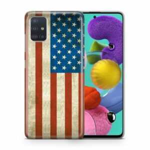 König Design Handyhülle, Schutzhülle für Samsung Galaxy Note 10 Motiv Handy Hülle Silikon Tasche Case Cover USA Flagge