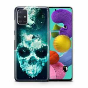 König Design Handyhülle, Schutzhülle für Samsung Galaxy Note 10 Plus Motiv Handy Hülle Silikon Tasche Case Cover Totenkopf