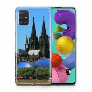 König Design Handyhülle, Schutzhülle für Samsung Galaxy Note 20 Motiv Handy Hülle Silikon Tasche Case Cover Kölner Dom